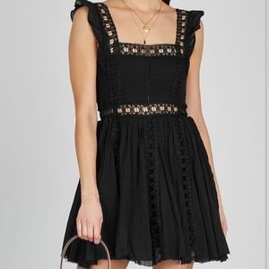Free People Verona Black Mini dress